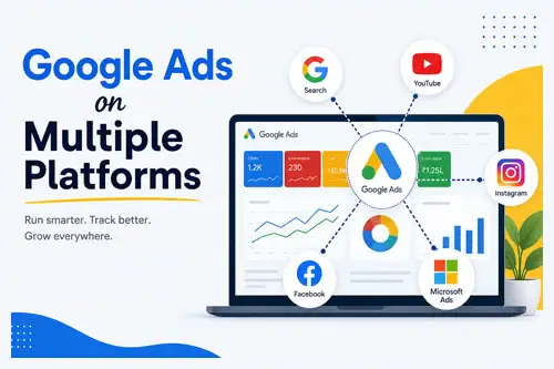 Google ads on multiple platforms image from the best digital marketing freelancer in Chennai